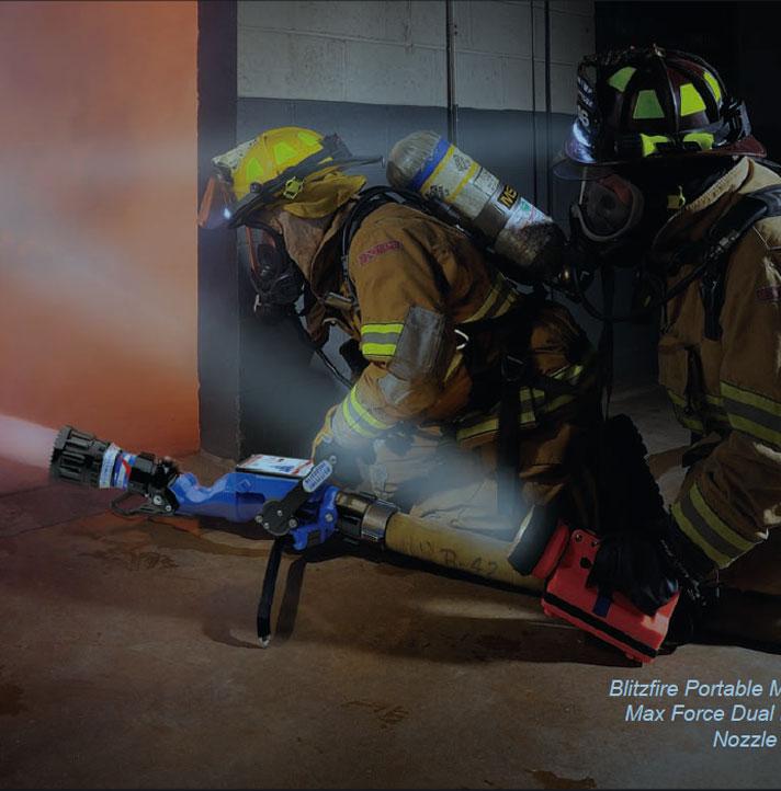 TFT Portable Fire Monitor — BlitzFire